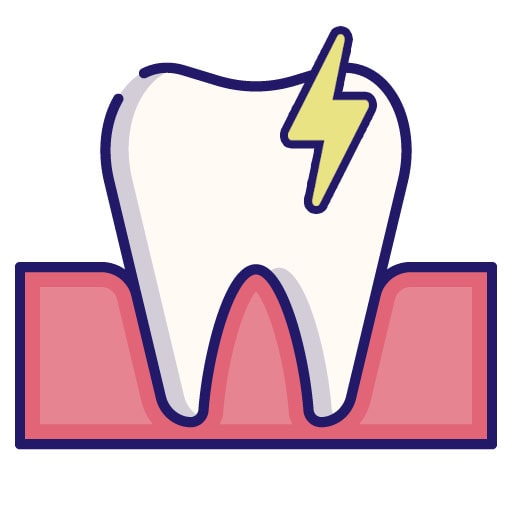 illustration of tooth pain